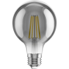 Mexen Vintis 6x Bec LED filament E27, G80, 8W, Caldă - 2200K, 600 lm, fumuriu - L155-E27-0822-70x06