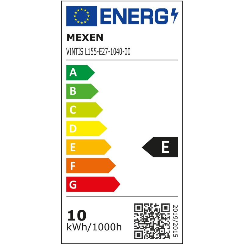 Mexen Vintis 6x LED filament izzó E27, G80, 10W, Semleges - 4000K, 1320 lm, átlátszó - L155-E27-1040-00x06