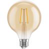 Mexen Vintis 10x Bec LED filament E27, G95, 2W, Caldă - 2200K, 180 lm, culoare chihlimbar - L157-E27-0222-50x10