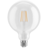 Mexen Vintis 10x LED filament izzó E27, G125, 6W, Meleg - 2700K, 720 lm, átlátszó - L158-E27-0627-00x10