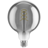 Mexen Vintis 6x LED spirál izzó, E27, G125, 8W, Meleg - 2200K, 450 lm, füstszínű - L168-E27-0822-70x06