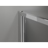 Mexen Exo-B Duo 3S cabină de duș cu 3 pereti rabatabili 100 x 70 cm, transparent, cromată - 814-100-070-01-00-3S