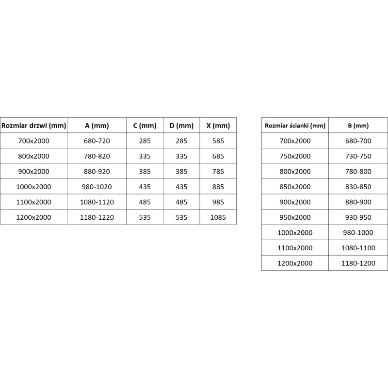Mexen Exo-B Duo cabina de duș rabatabilă 80 x 120 cm, transparentă, aurie - 814-080-120-50-00