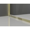 Mexen Exo-B Duo 3S 3 oldalas, nyíló zuhanykabin 100 x 95 cm, átlátszó, arany - 814-100-095-50-00-3S