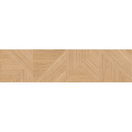 Mexen Ideal  Gres bej rektificat G1, placă de perete cu aspect de lemn 120 x 30 cm, mat - TL701-120-030-50