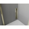 Mexen Exo-F 3S cabina de duș pliată cu 3 pereți 80 x 80 cm, transparentă, aurie - 816-080-080-50-00-3S