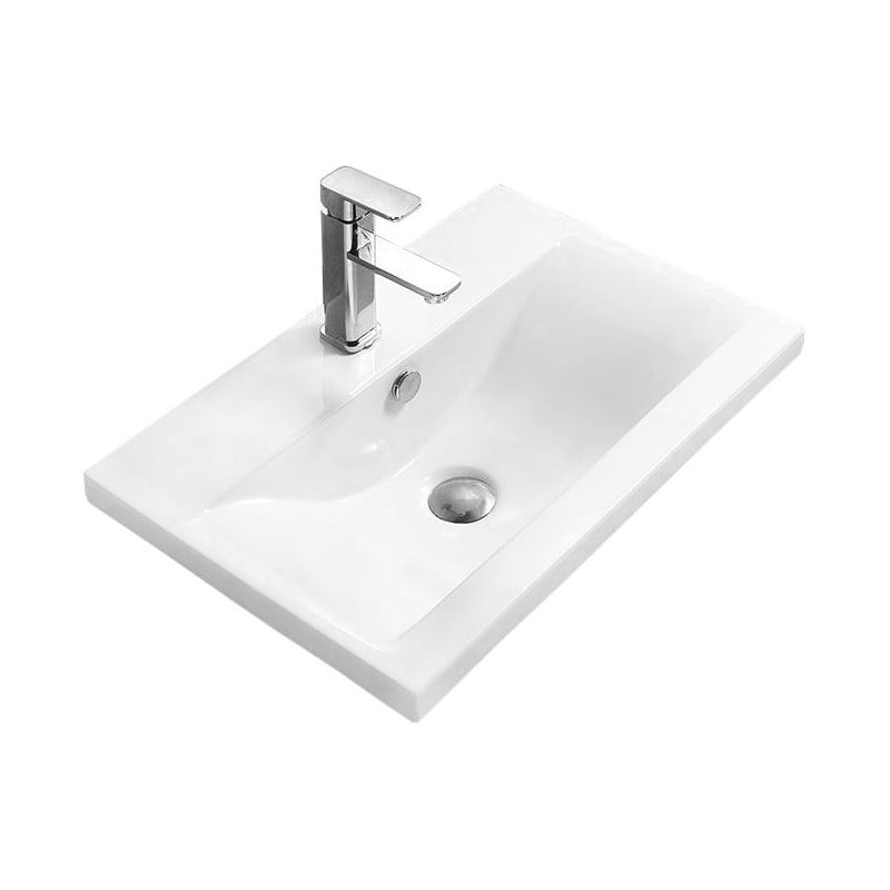 Mexen Emma chiuvetă Montaj încastrat în blat 51 x 39 cm, Albă - 25055100