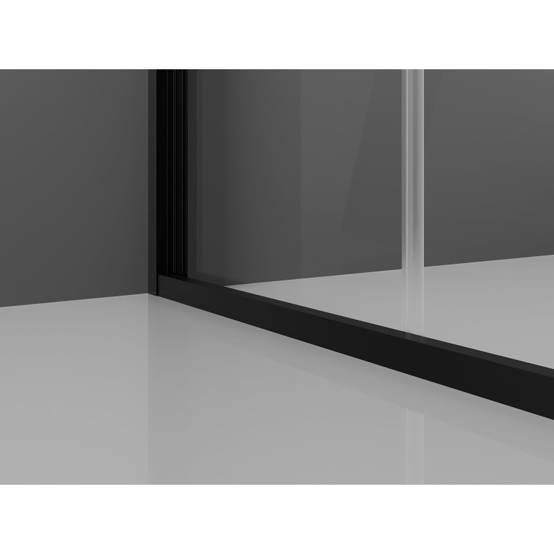Mexen Exo-F 3S cabina de duș pliată cu 3 pereți 70 x 90 cm, transparentă, neagră - 816-070-090-70-00-3S