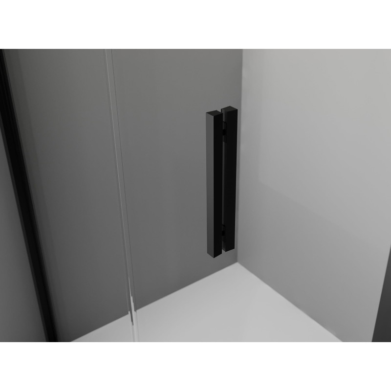Mexen Exo-F 3S cabina de duș pliabilă cu 3 pereți 95 x 120 cm, transparentă, neagră - 816-095-120-70-00-3S