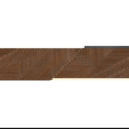 Mexen Ideal  Cherry gres glazurat rectificat G1, placă tip lemn pentru pardoseli și pereți 120 x 30 cm, mat