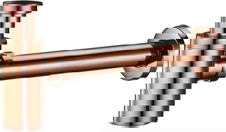 Mexen sifon de lavoar semiround, aur roz - 79950-60