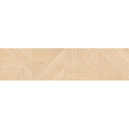 Mexen Ideal  Honey mázas gres rekt. G1, fa hatású falburkoló lap, 120 x 30 cm, matt - TL701-120-030-52