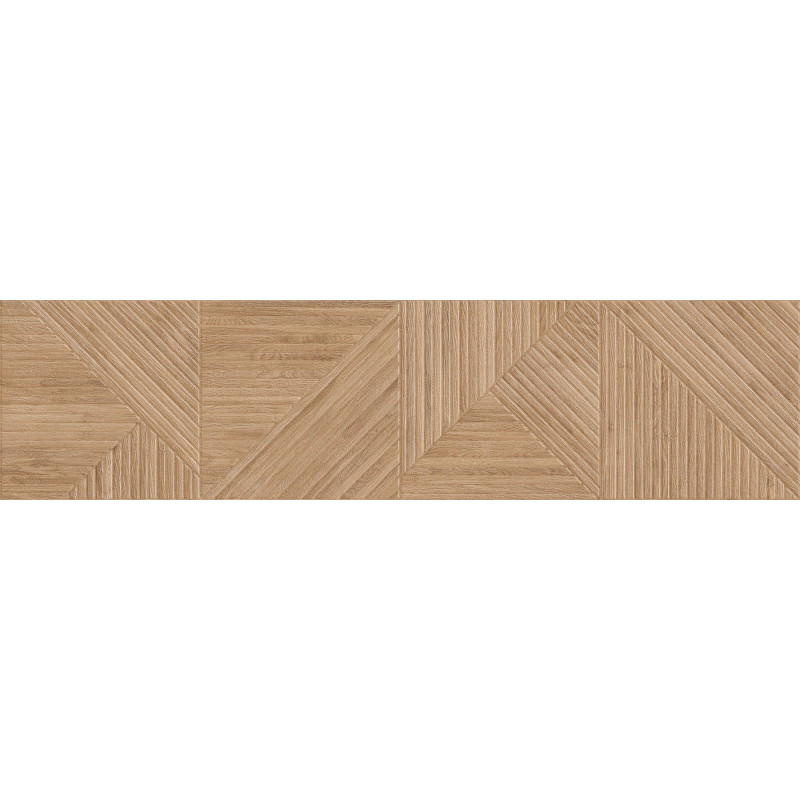 Mexen Ideal  Gres natural rectificat glazurat G1, placă de perete cu aspect lemnos 120 x 30 cm, mat - TL701-120-030-53