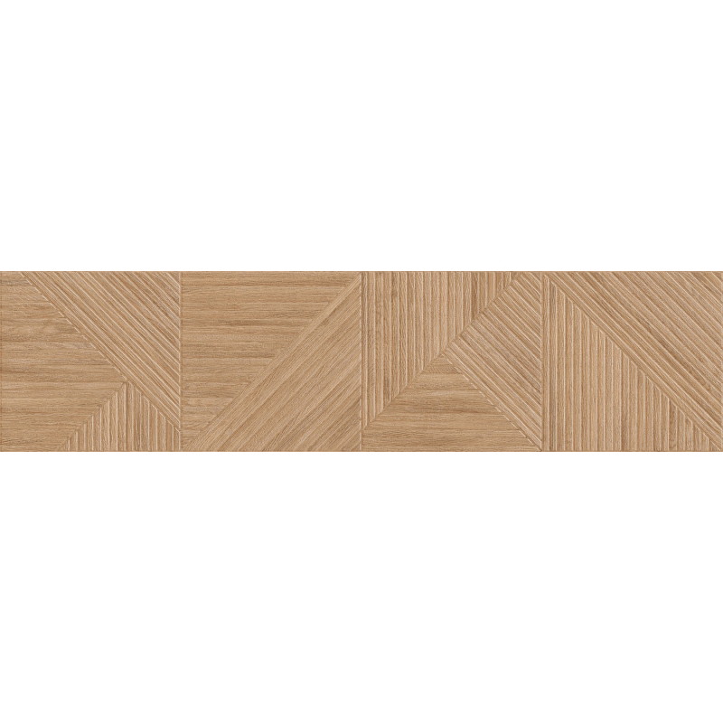 Mexen Ideal  Gres natural rectificat glazurat G1, placă de perete cu aspect lemnos 120 x 30 cm, mat - TL701-120-030-53