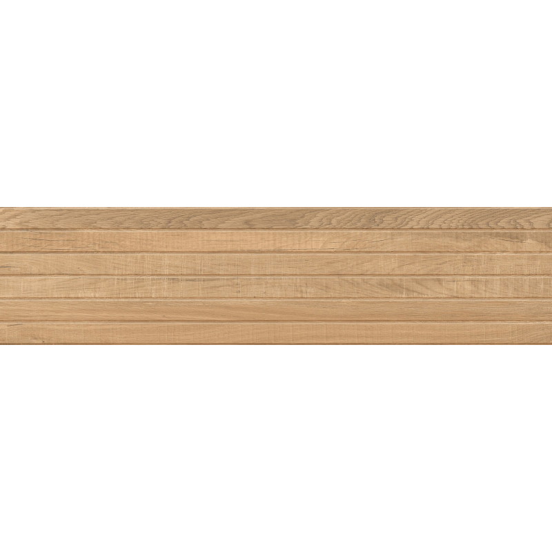 Mexen Western Wood Gres mat glazurat Almond, imitatie lemn, plăcuță perete 120 x 30 cm, mat - TL702-120-030-50
