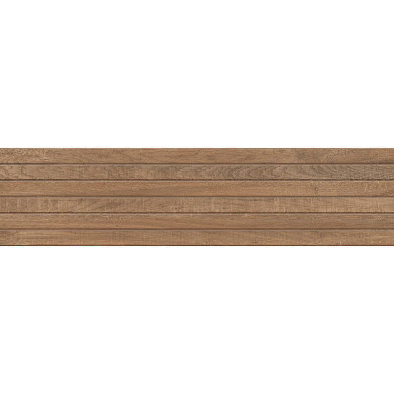 Mexen Western Wood Bruno gres glazurat rectificat G1, placă de faianță aspect lemn, 120 x 30 cm, mat - TL702-120-030-51