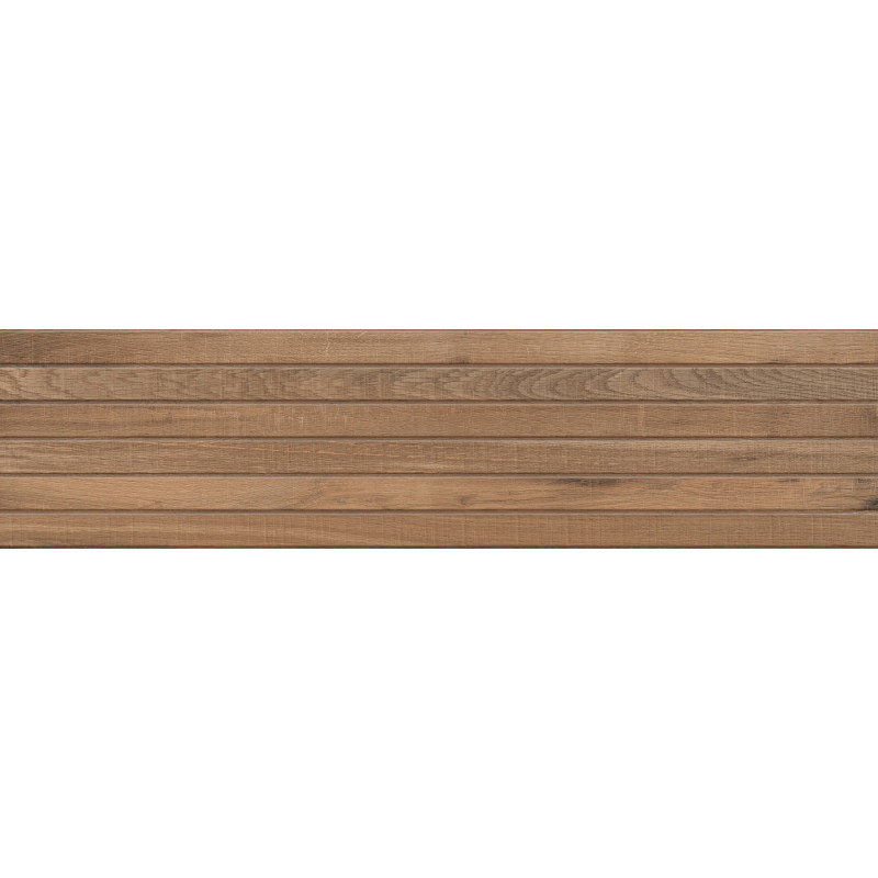 Mexen Western Wood Bruno gres glazurat rectificat G1, placă de faianță aspect lemn, 120 x 30 cm, mat - TL702-120-030-51