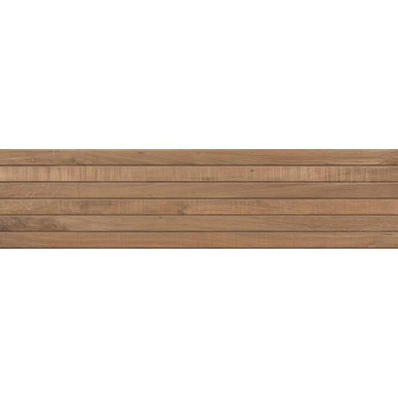 Mexen Western Wood Bruno gres glazurat rectificat G1, placă de faianță aspect lemn, 120 x 30 cm, mat - TL702-120-030-51