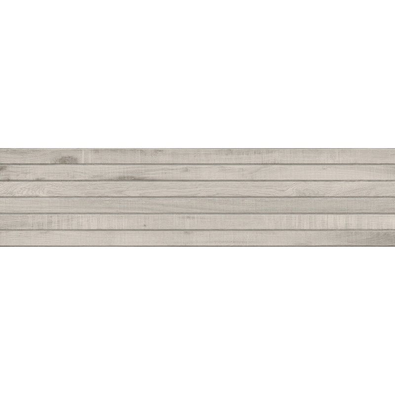Mexen Western Wood Gris szürke mázas rekt. G1, falburkolat fa hatású csempe 120 x 30 cm, matt - TL702-120-030-52