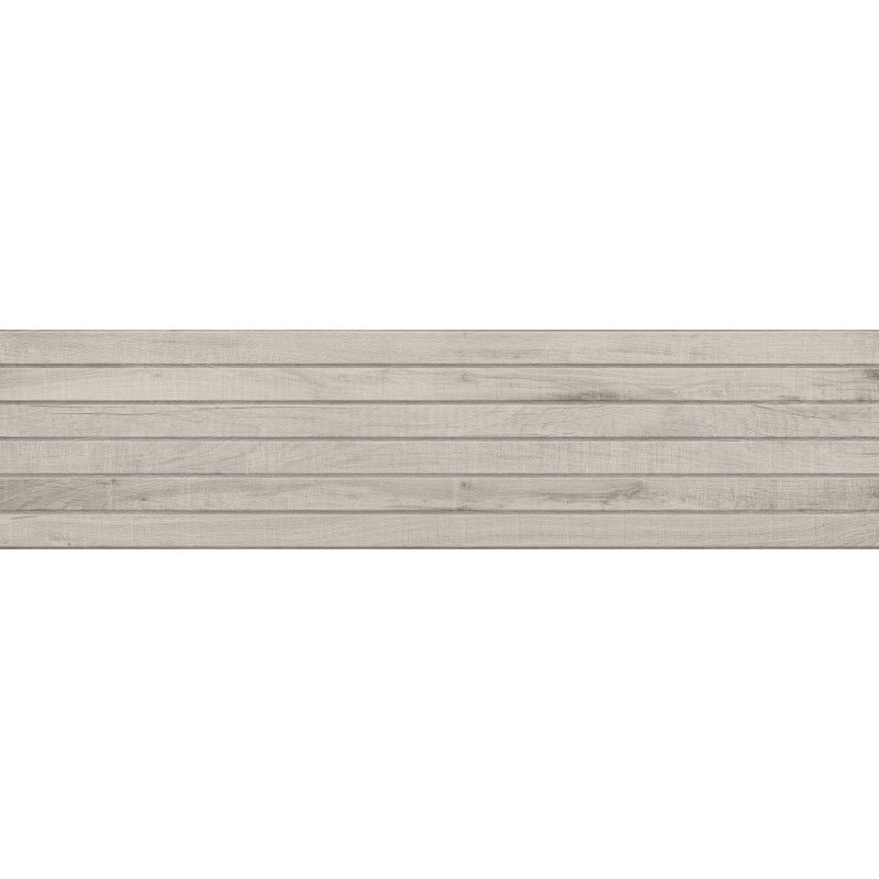 Mexen Western Wood Gris szürke mázas rekt. G1, falburkolat fa hatású csempe 120 x 30 cm, matt - TL702-120-030-52
