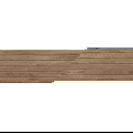 Mexen Western Wood Gres natural glazurat rectificat G1, placă ceramică pentru pereți, imitație lemn, 120 x 30 cm, mat