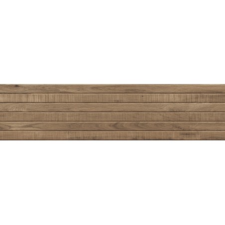 Mexen Western Wood Gres natural glazurat rektificat G1, placă de perete efect de lemn 120 x 30 cm, mat - TL702-120-030-53