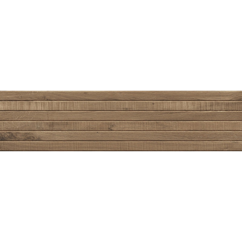 Mexen Western Wood Gres natural glazurat rektificat G1, placă de perete efect de lemn 120 x 30 cm, mat - TL702-120-030-53