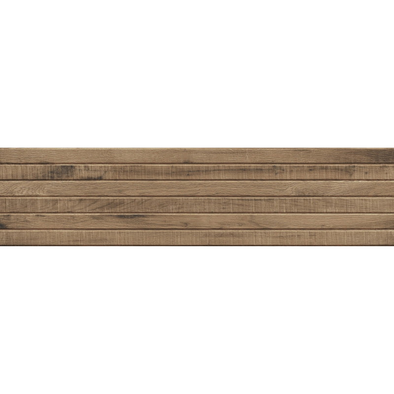 Mexen Western Wood Gres natural glazurat rektificat G1, placă de perete efect de lemn 120 x 30 cm, mat - TL702-120-030-53