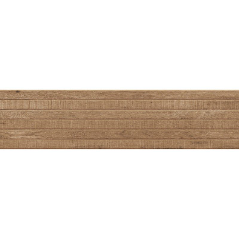 Mexen Western Wood Gres glazurat rekt. G1, placă de perete asemănătoare lemnului Walnut 120 x 30 cm, mat - TL702-120-030-54