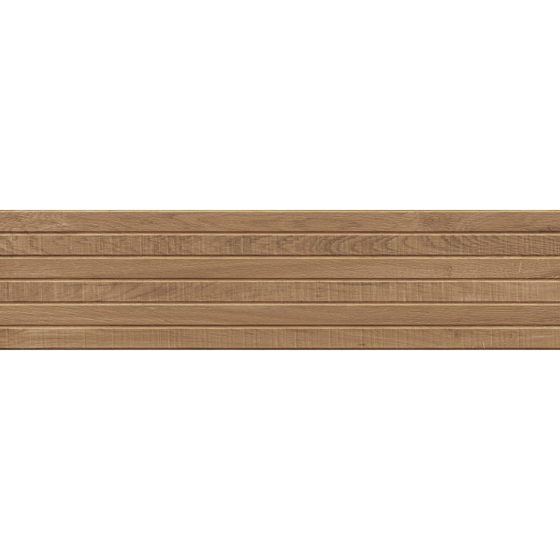 Mexen Western Wood Gres glazurat rekt. G1, placă de perete asemănătoare lemnului Walnut 120 x 30 cm, mat - TL702-120-030-54