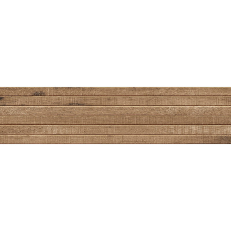 Mexen Western Wood Walnut mázas rektifikált gres G1, famintás falburkoló lap 120 x 30 cm, matt - TL702-120-030-54