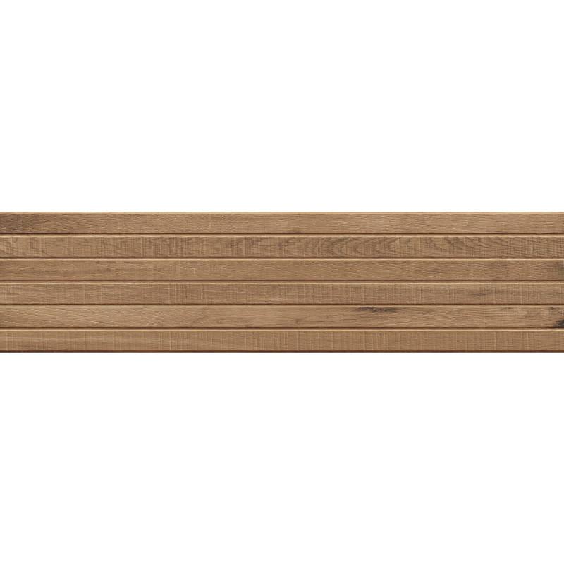 Mexen Western Wood Walnut mázas rektifikált gres G1, famintás falburkoló lap 120 x 30 cm, matt - TL702-120-030-54
