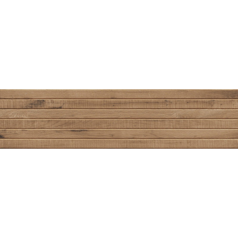Mexen Western Wood Walnut mázas rektifikált gres G1, famintás falburkoló lap 120 x 30 cm, matt - TL702-120-030-54