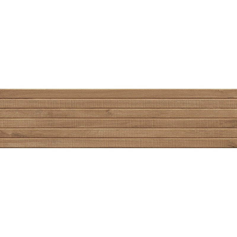 Mexen Western Wood Gres glazurat rekt. G1, placă de perete asemănătoare lemnului Walnut 120 x 30 cm, mat - TL702-120-030-54