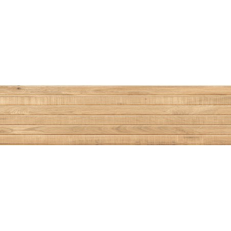 Mexen Western Wood Gres bej crem rekt. G1, faianță de perete imitând lemnul 120 x 30 cm, mat - TL702-120-030-55