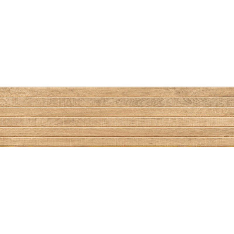 Mexen Western Wood Bézs mázas gres rek. G1, falra szerelhető fahatású lap 120 x 30 cm, matt - TL702-120-030-55