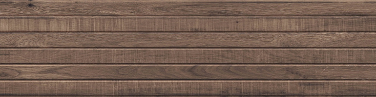 Mexen Western Wood Choco gres glazurat rectificat G1, placă de perete imitatie lemn 120 x 30 cm, mat - TL702-120-030-56