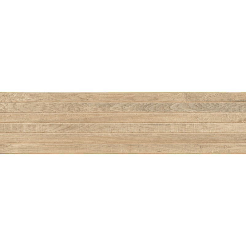 Mexen Western Wood Miele gres glazurat rekt. G1, plăcuță cu aspect de lemn pentru pardoseală și perete 120 x 30 cm, mat