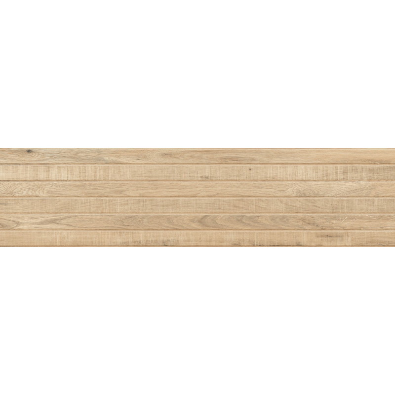 Mexen Western Wood Miele mázas porcelán rekt. G1, fabakolatú falicsempe 120 x 30 cm, matt - TL702-120-030-57