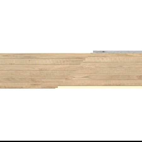 Mexen Western Wood Miele gres glazurat rectificat G1, plăcuță de faianță imitare lemn de perete 120 x 30 cm, mat