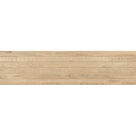 Mexen Western Wood Miele gres glazurat rekt. G1, plăcile de faianță imitând lemnul, 120 x 30 cm, mat - TL702-120-030-57