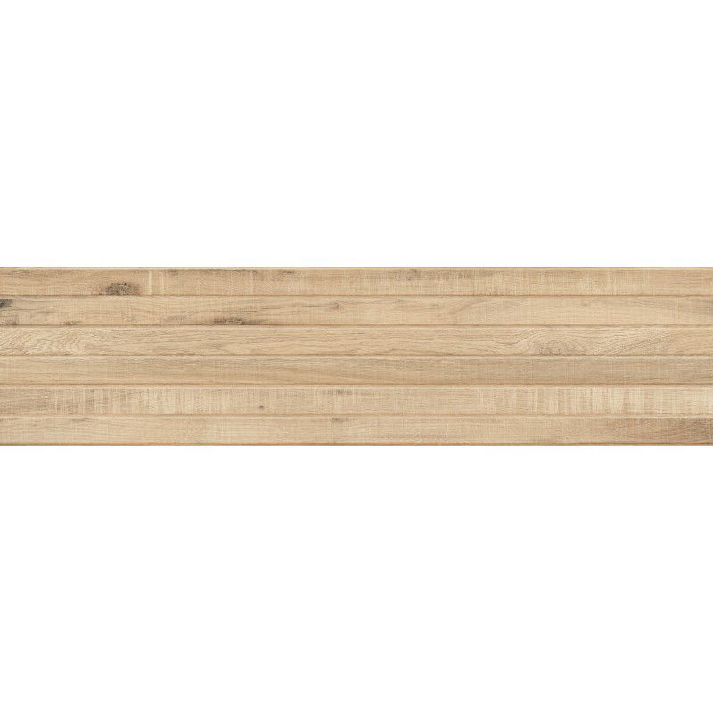 Mexen Western Wood Miele gres glazurat rekt. G1, plăcuță cu aspect de lemn pentru pardoseală și perete 120 x 30 cm, mat