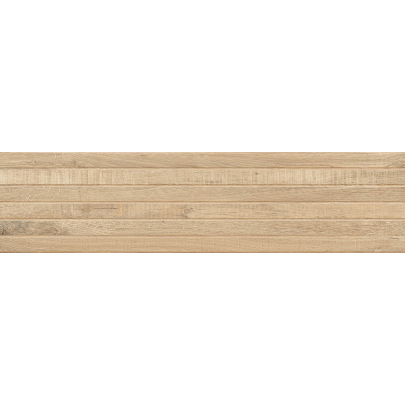 Mexen Western Wood Miele gres glazurat rekt. G1, plăcile de faianță imitând lemnul, 120 x 30 cm, mat - TL702-120-030-57