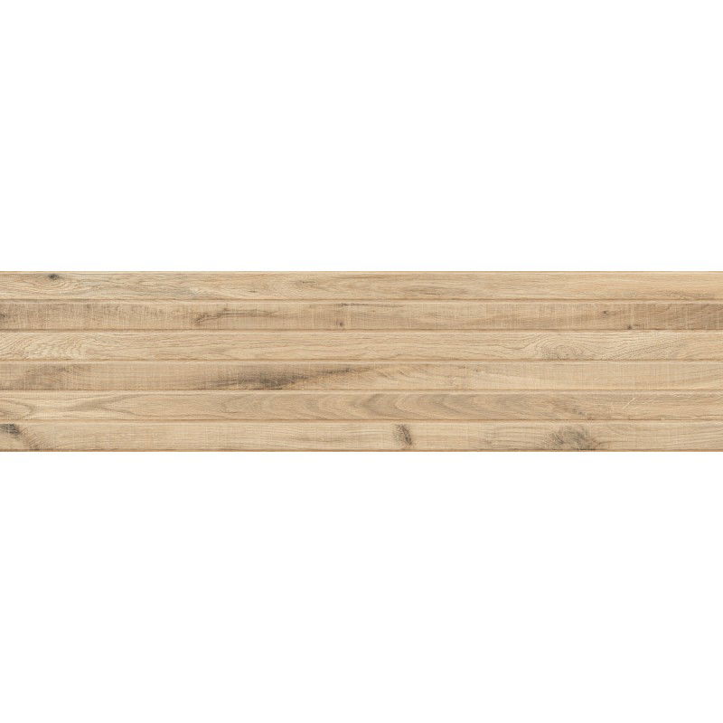 Mexen Western Wood Miele gres glazurat rekt. G1, plăcuță cu aspect de lemn pentru pardoseală și perete 120 x 30 cm, mat