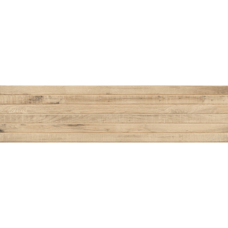 Mexen Western Wood Miele mázas porcelán rekt. G1, fabakolatú falicsempe 120 x 30 cm, matt - TL702-120-030-57