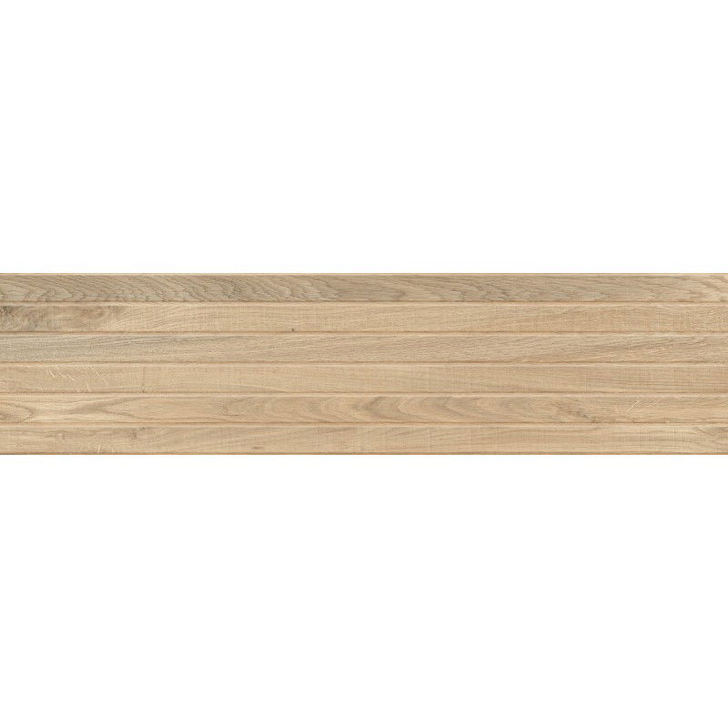 Mexen Western Wood Miele gres glazurat rekt. G1, plăcuță cu aspect de lemn pentru pardoseală și perete 120 x 30 cm, mat