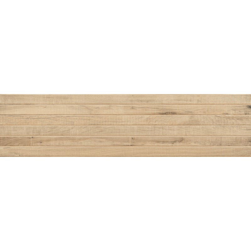 Mexen Western Wood Miele fényesített gres rekt. G1, fa hatású falicsempe 120 x 30 cm, matt - TL702-120-030-57