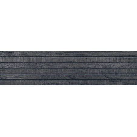 Mexen Western Wood Nero mázas gres rekt. G1, fához hasonló falburkoló lap 120 x 30 cm, matt - TL702-120-030-58