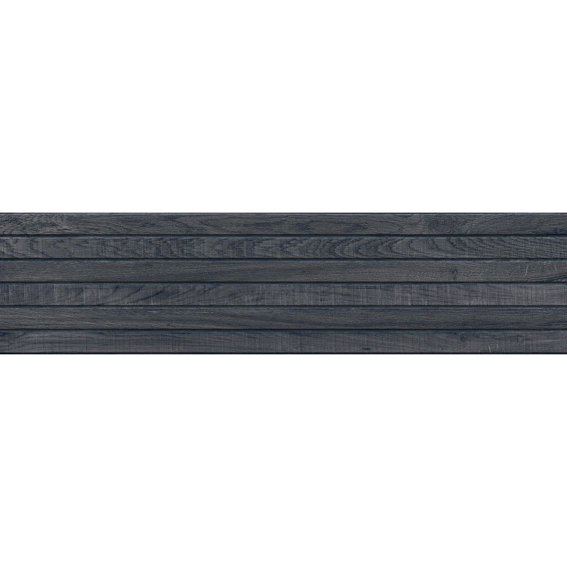 Mexen Western Wood Nero mázas gres rektifikált G1, fa hatású padló-fali csempe 120 x 30 cm, matt - TL702-120-030-58