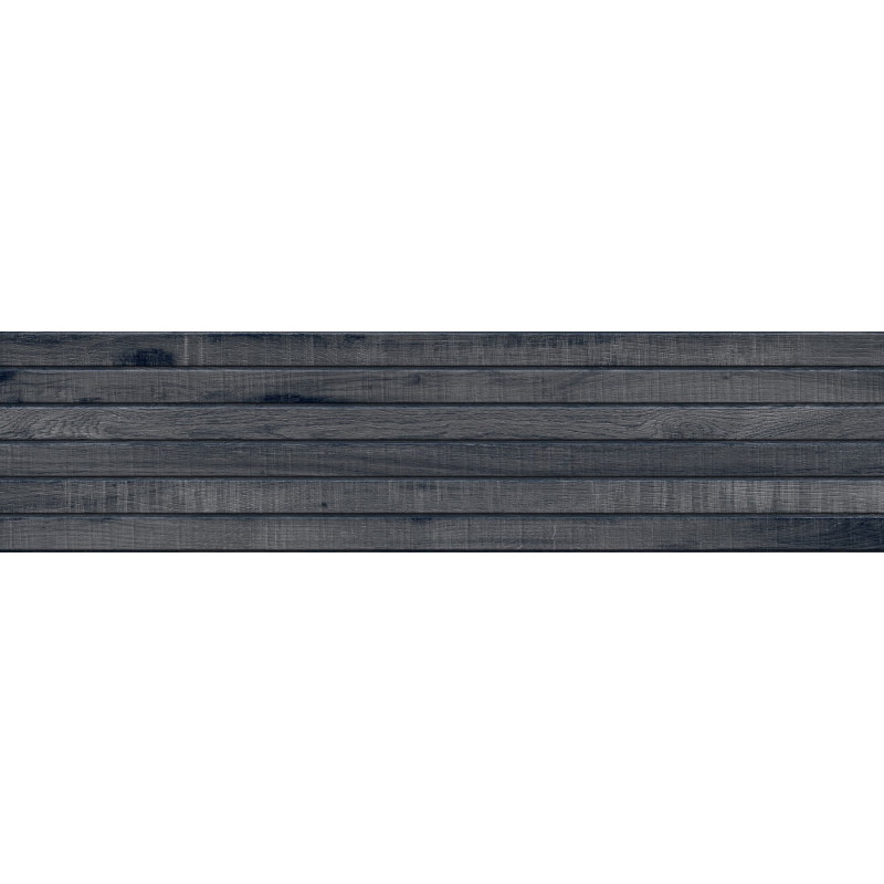 Mexen Western Wood Nero gres glazurat rektificat. G1, placă de perete imitatie lemn 120 x 30 cm, mată - TL702-120-030-58